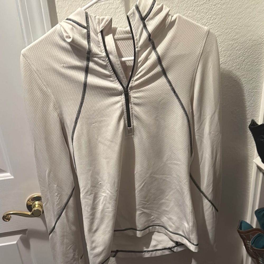 Lululemon Athletica White Hoodie